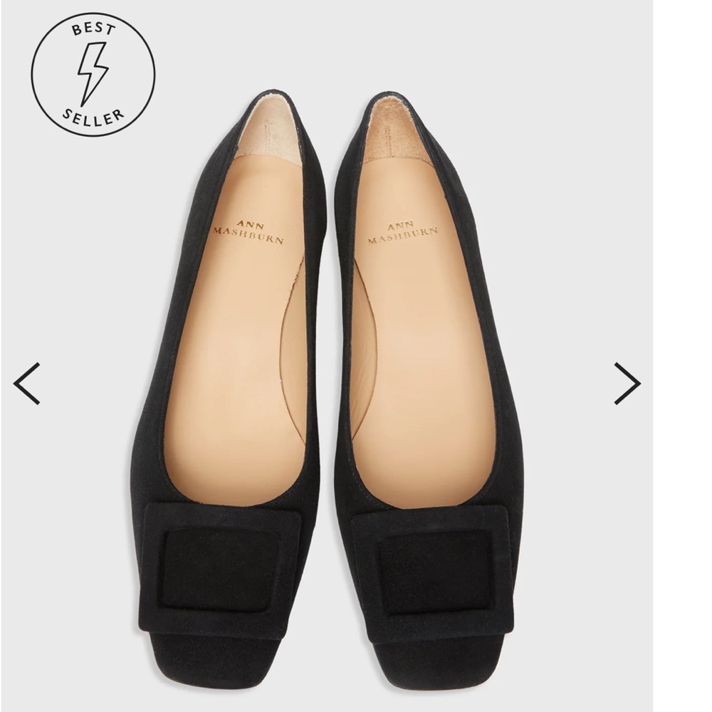 Ann Mashburn Buckle Shoe in Black Suede - Picture 12 of 15